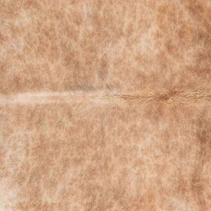 Brazilian Beige Cowhide Rug Size 7'7" L x 6'6" W 2339