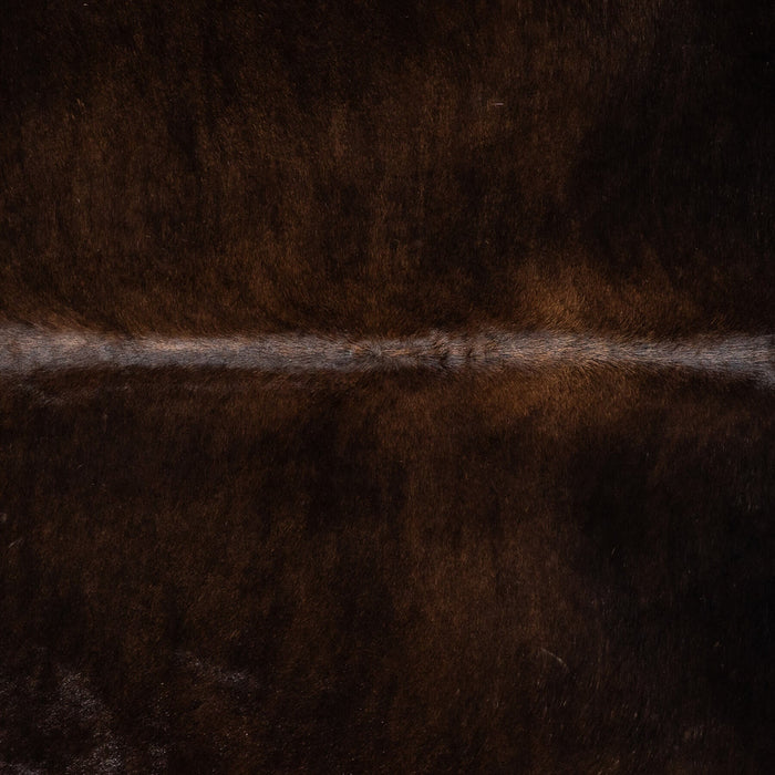 Brazilian Mahogany Cowhide Rug Size 7'7" L x 6'6" W 2344