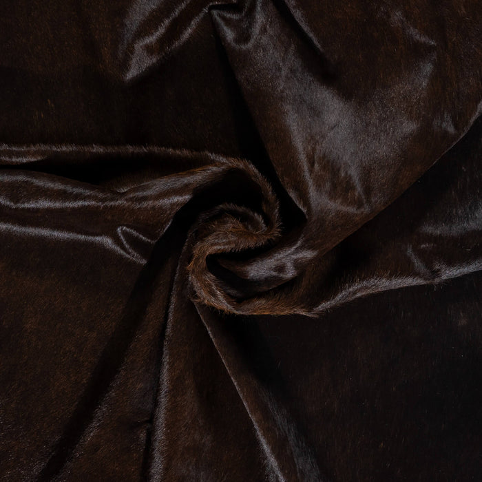 Brazilian Mahogany Cowhide Rug Size 7'7" L x 6'6" W 2344