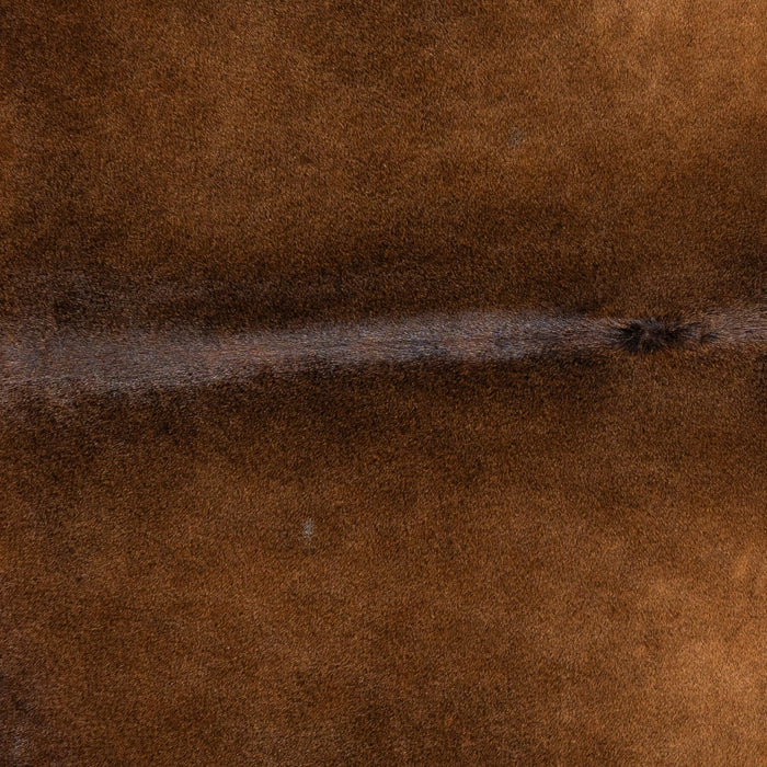 Brazilian Mahogany Cowhide Rug Size 7'7" L x 6'6" W 2347