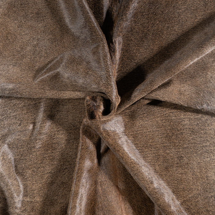 Brazilian Grey Palomino Cowhide Rug Size 7'11" L x 7'0" W 6124