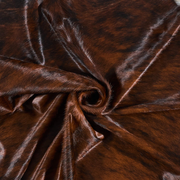 Brazilian Brindle Cowhide Rug Size 7'0" L x 6'6" W 2608