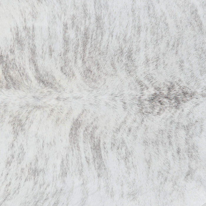 Brazilian Light Grey Brindle Cowhide Rug Size 6'2" L x 4'8" W 2656