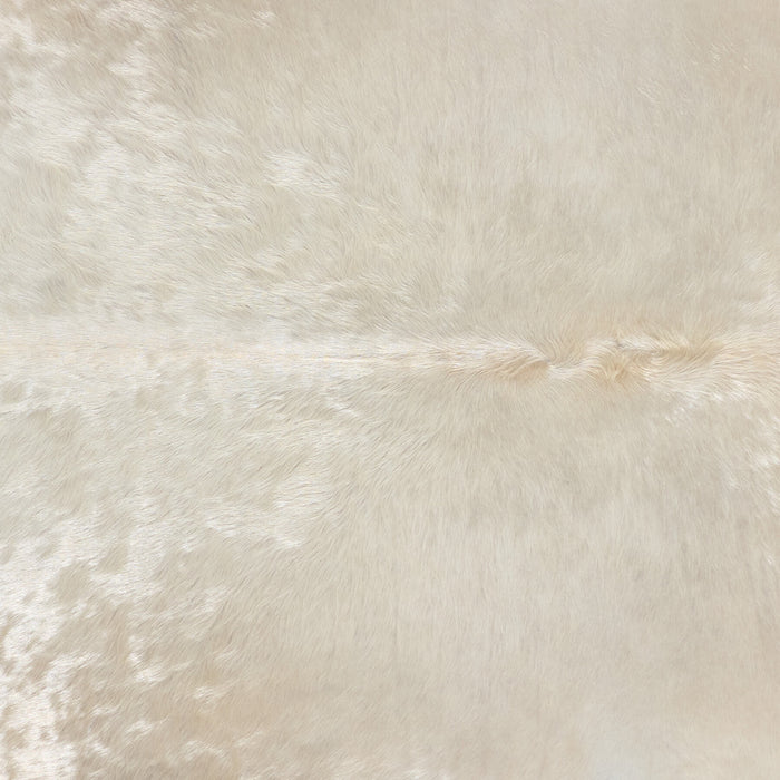 Brazilian Champagne Cowhide Rug Size 6'9" L x 6'3" W 2681