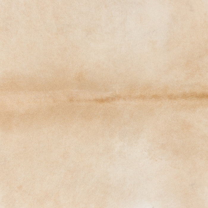 Brazilian Beige Cowhide Rug Size 7'4" L x 6'7" W 2696