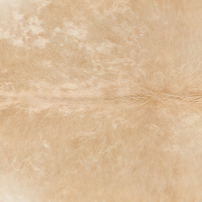 Brazilian Beige Cowhide Rug Size 6'5" L x 6'8" W 2697