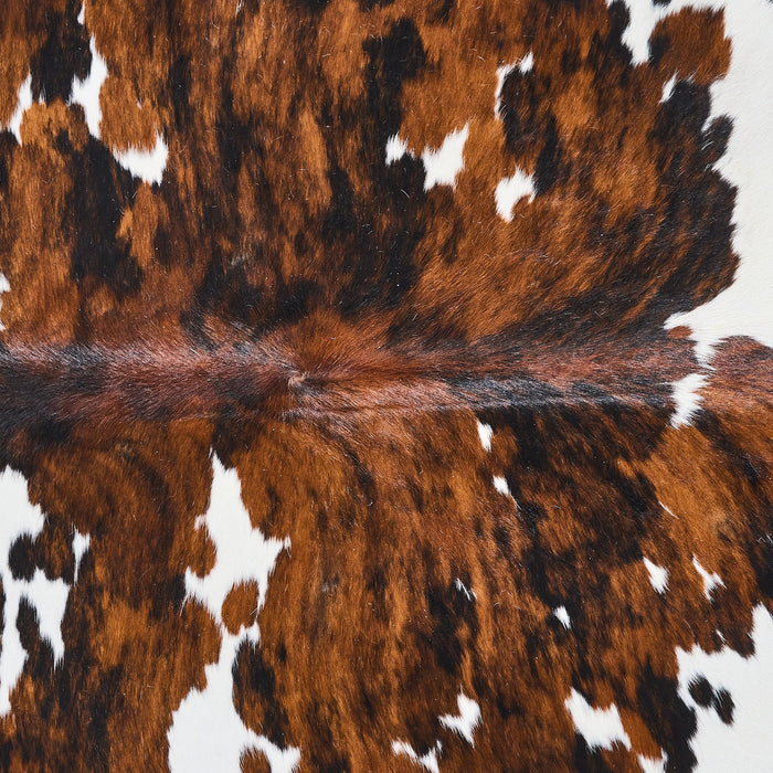 Tricolor Cowhide Rug Size 7'7" L x 6'7" W 2823