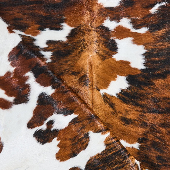 Tricolor Cowhide Rug Size 7'3" L x 6'4" W 2832
