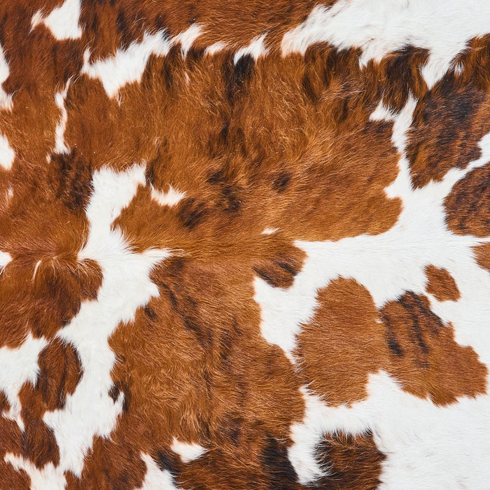 Tricolor Cowhide Rug Size 7'6" L x 6'3" W 2837