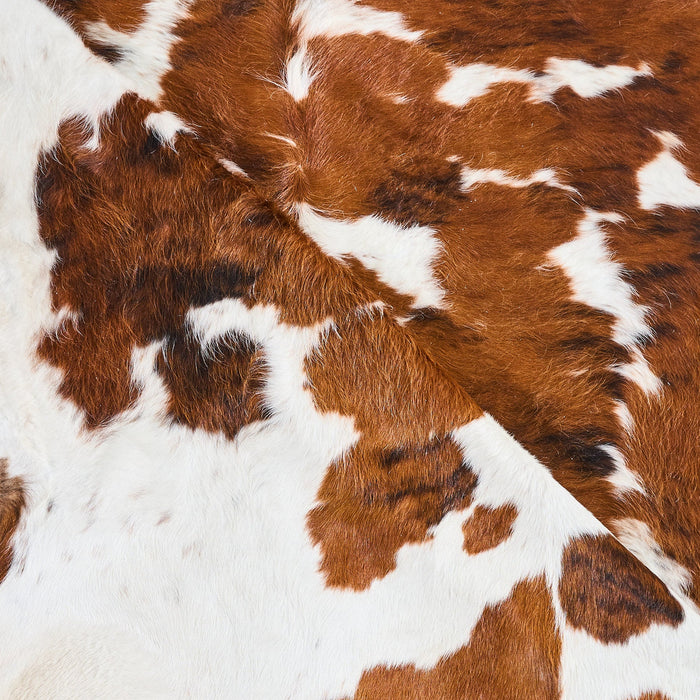 Tricolor Cowhide Rug Size 7'6" L x 6'3" W 2837
