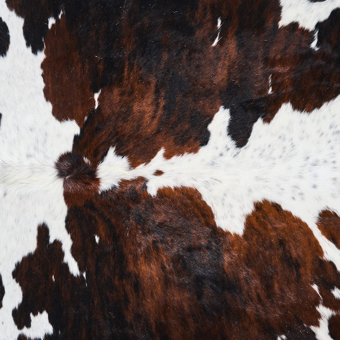 Tricolor Cowhide Rug Size 7'11" L x 6'10" W 2850