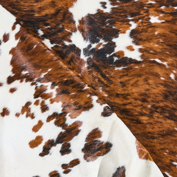 Tricolor Cowhide Rug Size 8'1" L x 7'1" W 2853