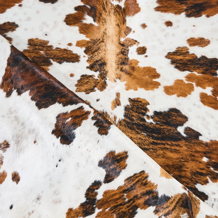 Tricolor Cowhide Rug Size 8'3" L x 7'1" W 2854