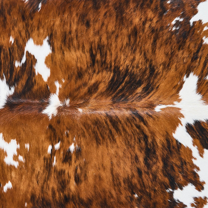 Tricolor Cowhide Rug Size 7'5" L x 6'10" W 2855