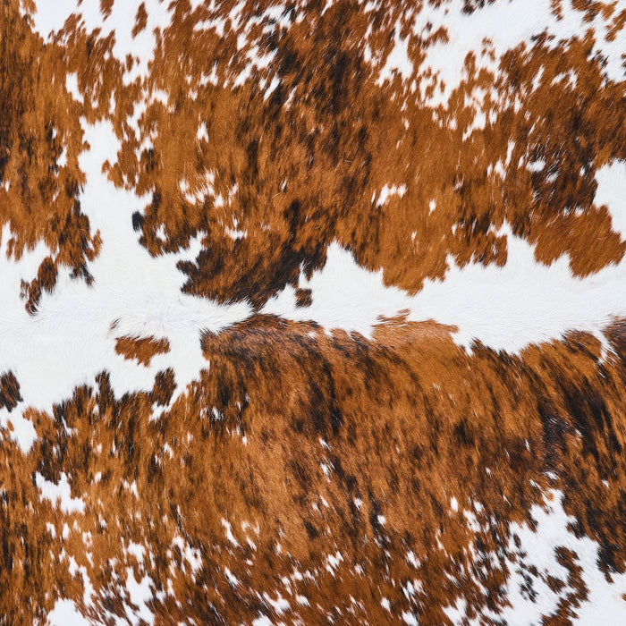 Tricolor Cowhide Rug Size 7'8" L x 6'6" W 2878