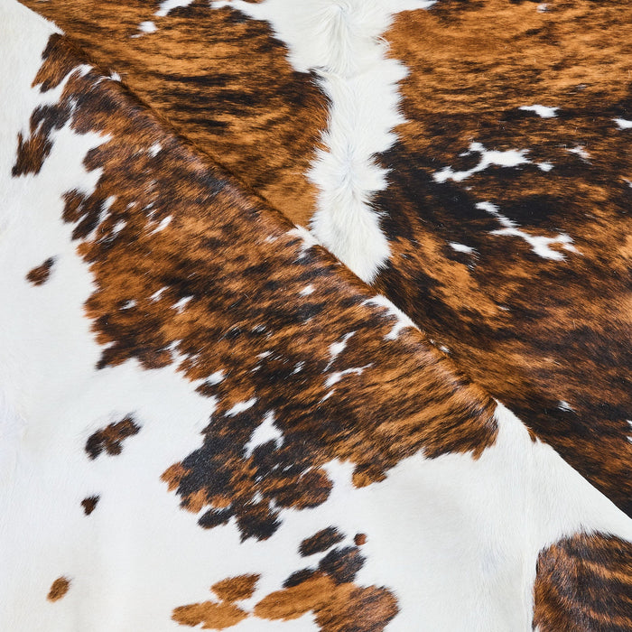 Tricolor Cowhide Rug Size 8'6" L x 6'6" W 2887