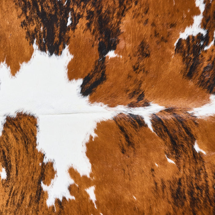 Tricolor Cowhide Rug Size 7'9" L x 6'7" W 2891