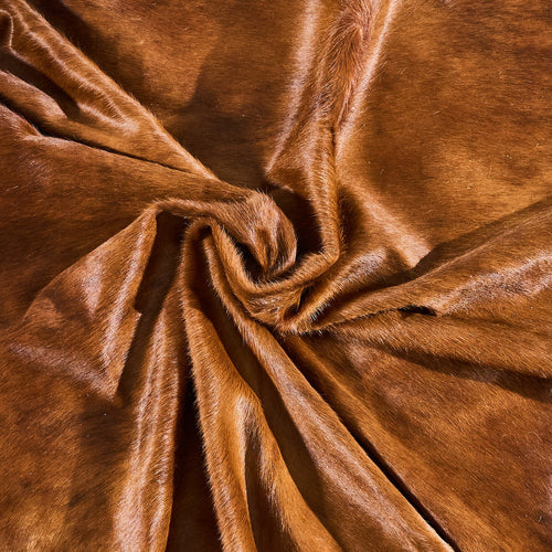 Brindle White Belly Cowhide Rug Size 7'10" L x 6'8" W 2899