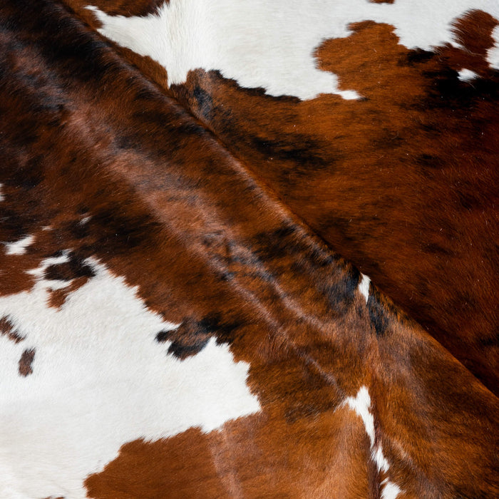 Tricolor Cowhide Rug Size 6'11" L x 6'2" W 2907