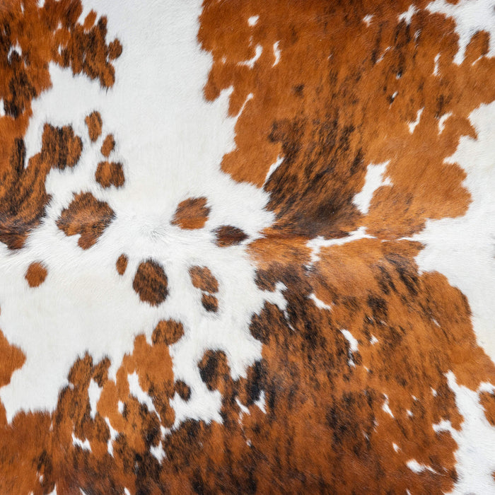 Tricolor Cowhide Rug Size 7'10" L x 6'6" W 2923