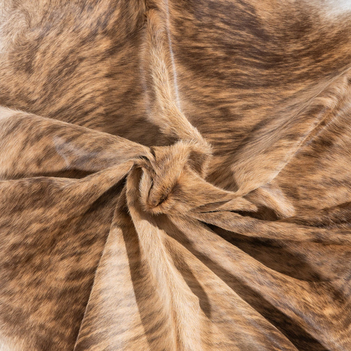 Brindle Cowhide Rug Size 7'6" L x 6'11" W 2940