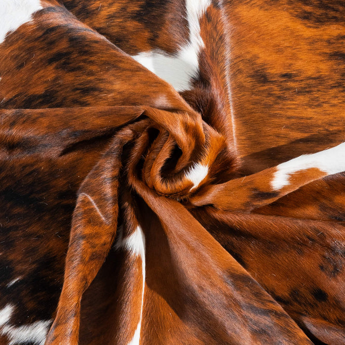 Tricolor Cowhide Rug Size 7'4" L x 6'4" W 2944