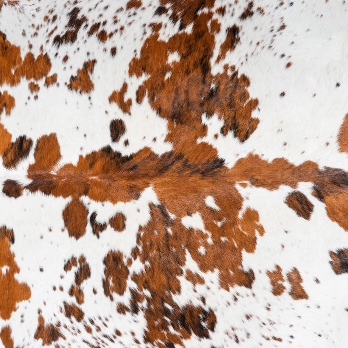 Tricolor Cowhide Rug Size 7'2" L x 6'6" W 2945