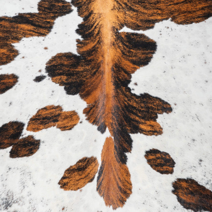 Tricolor Cowhide Rug Size 8'1" L x 6'8" W 2946