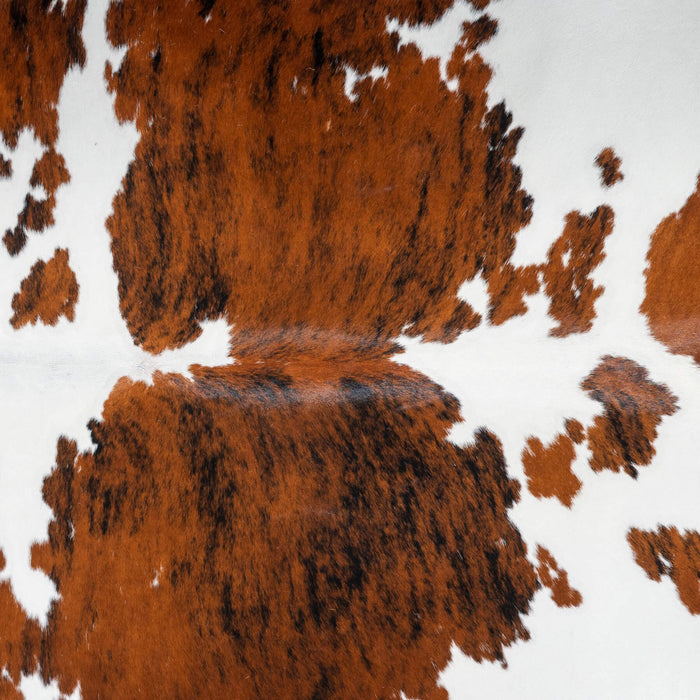 Tricolor Cowhide Rug Size 7'9" L x 6'11" W 2958