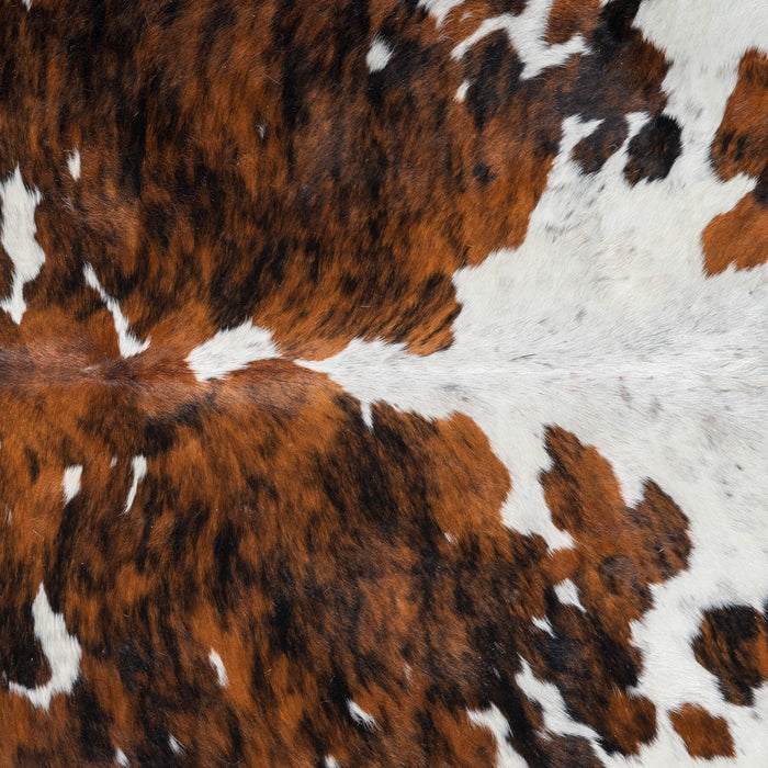Tricolor Cowhide Rug Size 6'9" L x 6'0" W 2965