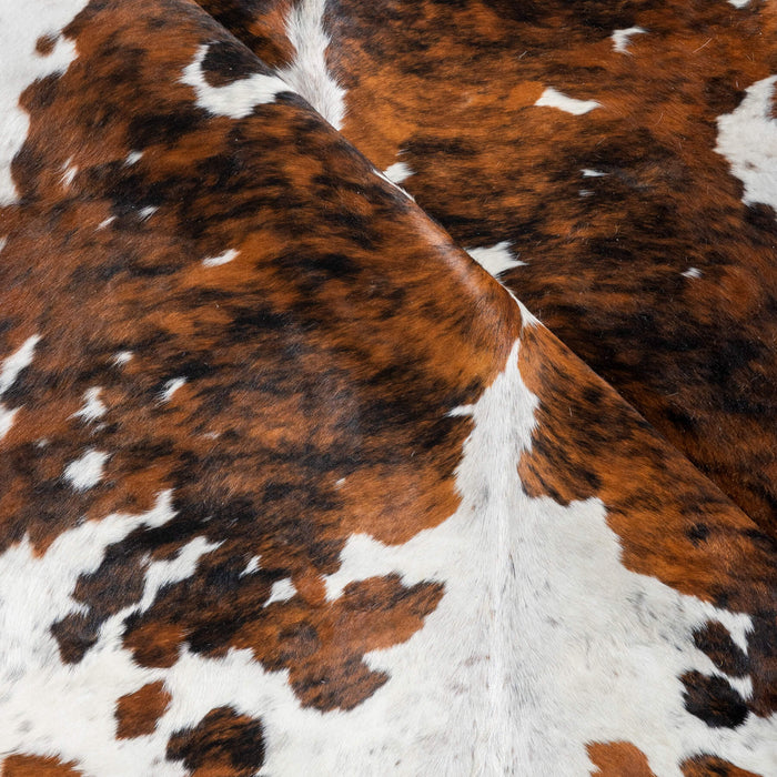 Tricolor Cowhide Rug Size 6'9" L x 6'0" W 2965
