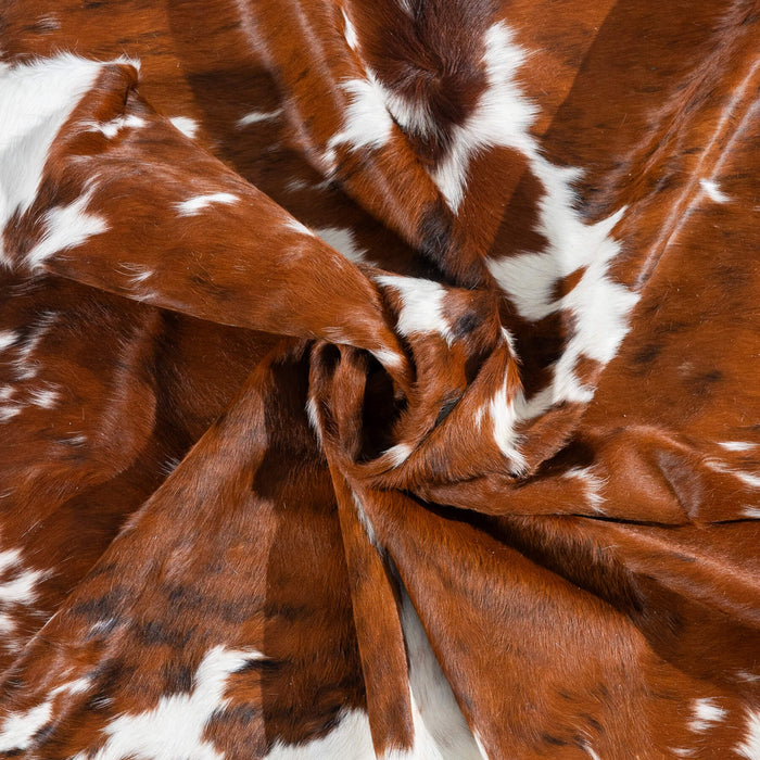 Tricolor Cowhide Rug Size 8'3" L x 7'1" W 2967
