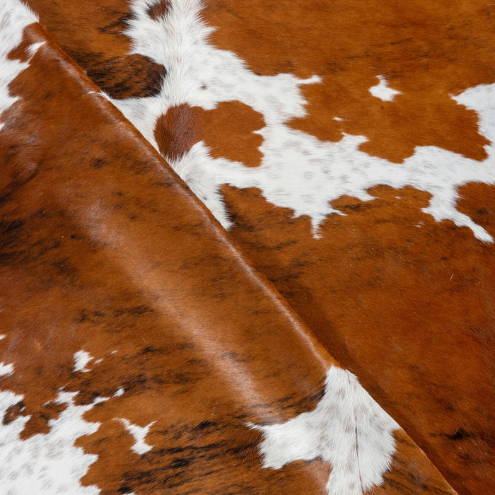Tricolor Cowhide Rug Size 7'4" L x 6'6" W 2971