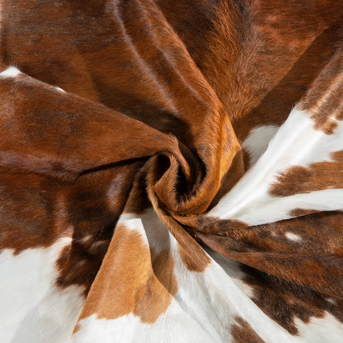 Tricolor Cowhide Rug Size 8'0" L x 5'5" W 2991
