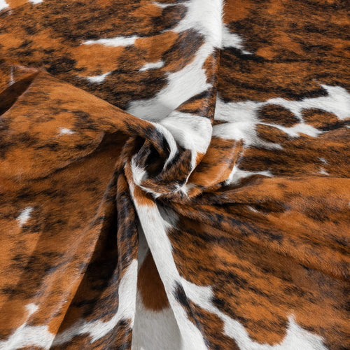 Tricolor Cowhide Rug Size 7'5" L x 6'1" W 2992