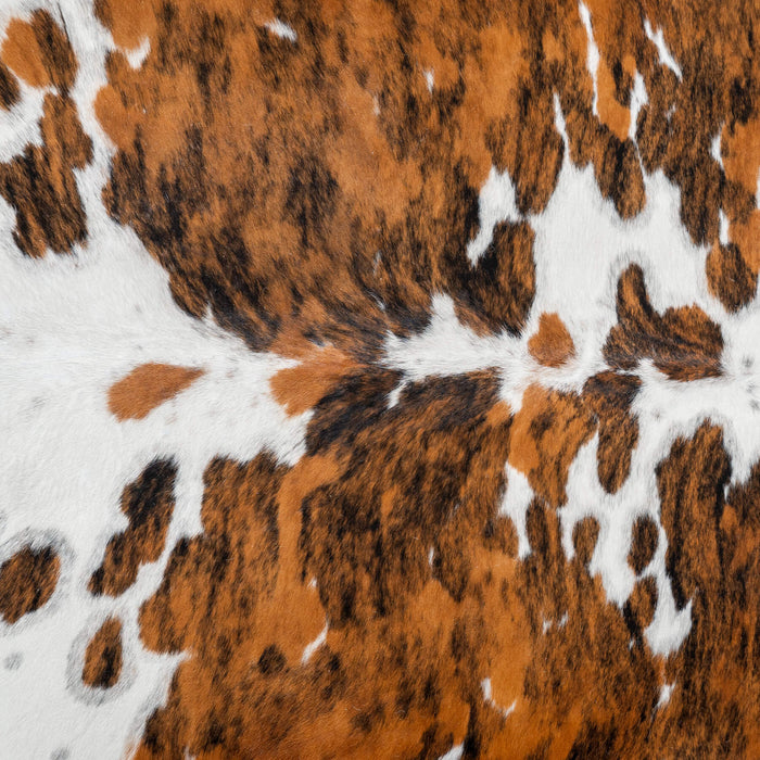 Tricolor Cowhide Rug Size 7'5" L x 6'1" W 2992