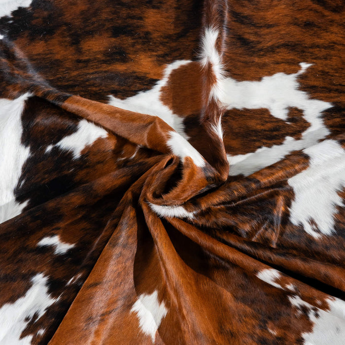 Tricolor Cowhide Rug Size 7'9" L x 5'10" W 2993