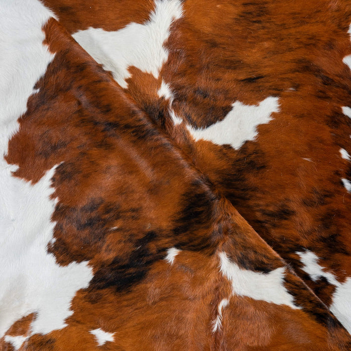 Tricolor Cowhide Rug Size 7'2" L x 6'4" W 2994