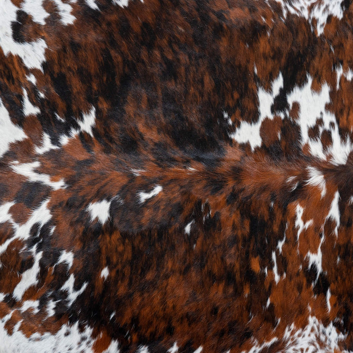 Tricolor Cowhide Rug Size 7'6" L x 6'3" W 2997