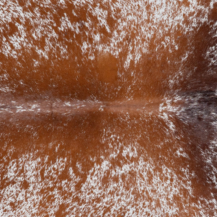 Brazilian Brown Salt and Pepper Cowhide Rug Size 8'1" L x 7'8" W 3006