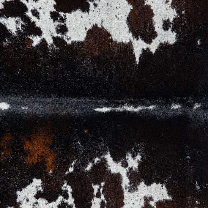 Brazilian Brown Salt and Pepper Cowhide Rug Size 7'7" L x 6'2" W 3044