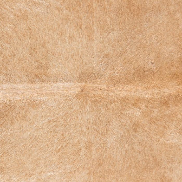 Brazilian Beige Cowhide Rug Size 7'11" L x 7'1" W 3112