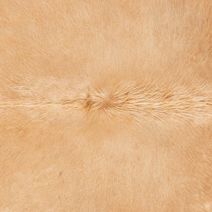 Brazilian Beige Cowhide Rug Size 7'10" L x 6'7" W 3117