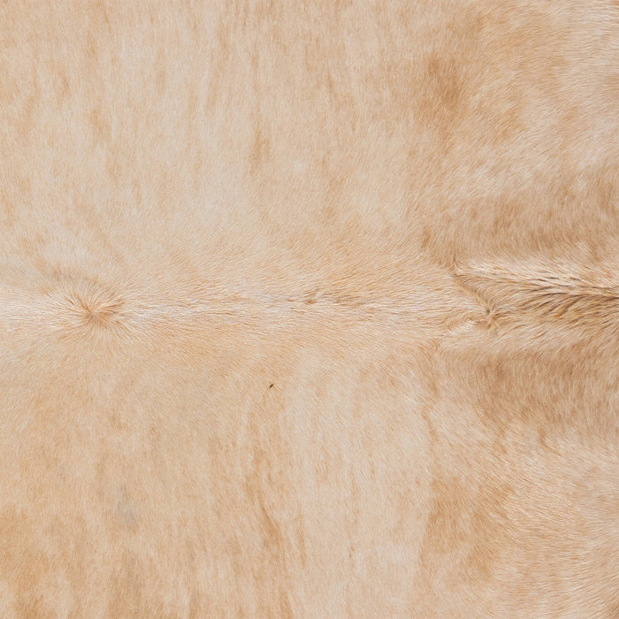 Brazilian Beige Cowhide Rug Size 8'1" L x 7'3" W 3129