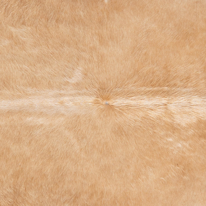 Brazilian Beige Cowhide Rug Size 7'7" L x 6'9" W 3132