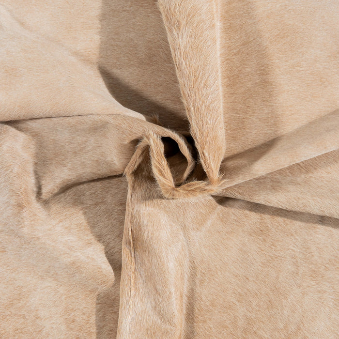 Brazilian Beige Cowhide Rug Size 8'2" L x 6'1" W 3133