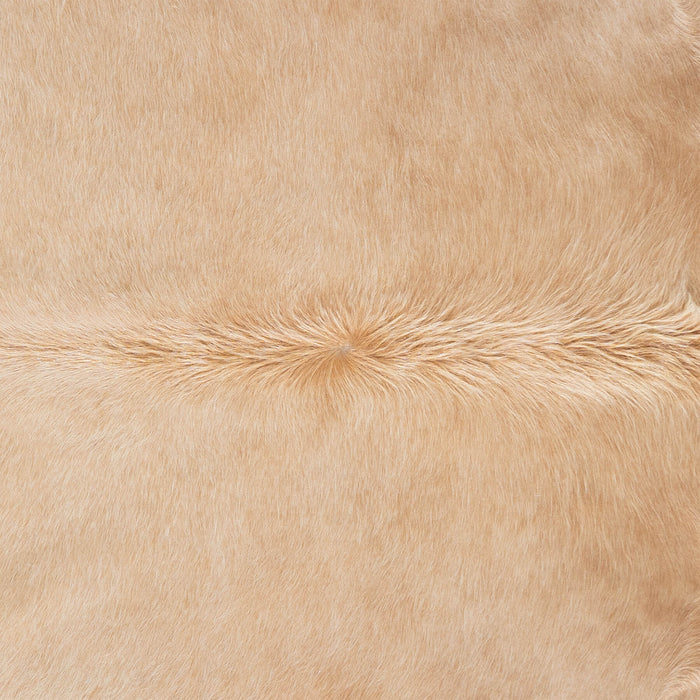 Brazilian Beige Cowhide Rug Size 7'10" L x 6'10" W 3135