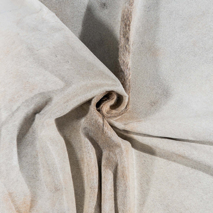 Brazilian Grey Palomino Cowhide Rug Size 6'6" L x 5'7" W 3154