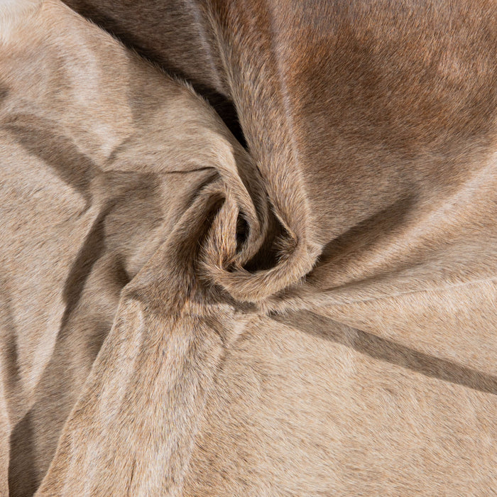 Brazilian Grey Palomino Cowhide Rug Size 7'5" L x 7'3" W 3161