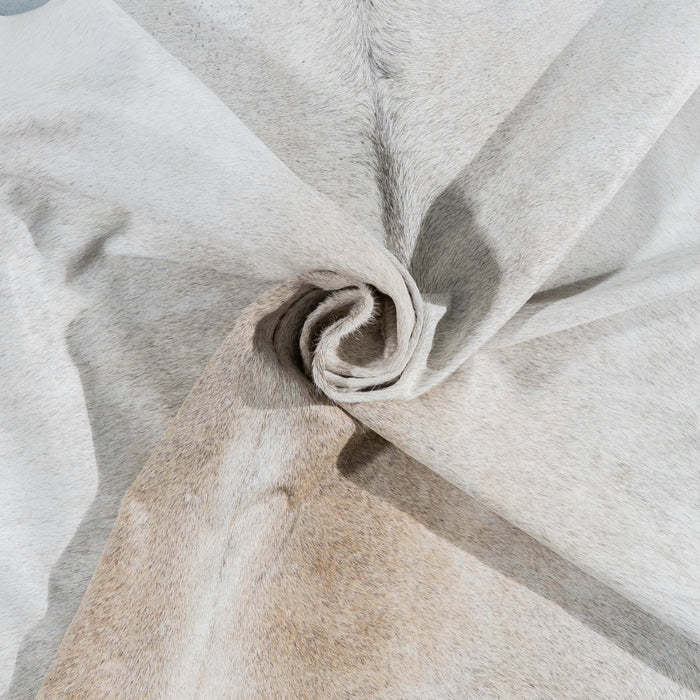Brazilian Grey Cowhide Rug Size 7'0" L x 6'5" W 3164